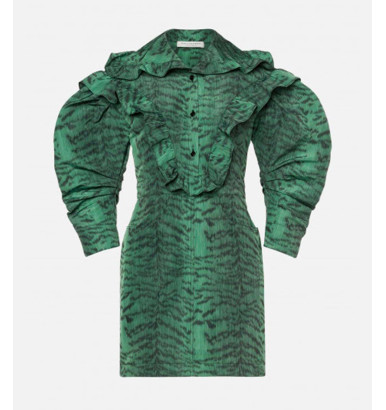 Green woman's Philosophy di Lorenzo Serafini dress