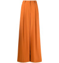 Pantaloni sartoriali a gamba ampia FEDERICA TOSI arancio
